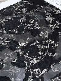 KKP4193-D301-75 Jacquard De Corte Chiffon[Têxtil / Tecido] Uni Textile(Komon Studio) Foto secundária