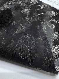 KKP4193-D301-75 Jacquard De Corte Chiffon[Têxtil / Tecido] Uni Textile(Komon Studio) Foto secundária