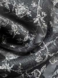 KKP4193-D301-75 Jacquard De Corte Chiffon[Têxtil / Tecido] Uni Textile(Komon Studio) Foto secundária