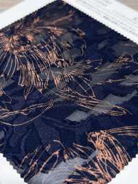 KKP4193-D304-63 Jacquard De Corte Chiffon[Têxtil / Tecido] Uni Textile(Komon Studio) Foto secundária