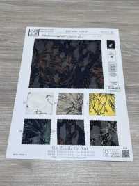 KKP4193-D304-63 Jacquard De Corte Chiffon[Têxtil / Tecido] Uni Textile(Komon Studio) Foto secundária