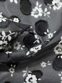 KKP4193-D119-50 Jacquard De Corte Chiffon[Têxtil / Tecido] Uni Textile(Komon Studio) Foto secundária