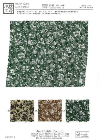 KKP4193-D41-98 Chiffon Jacquard Cortado