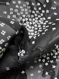 KKP4193-D100-93 Jacquard De Corte Chiffon[Têxtil / Tecido] Uni Textile(Komon Studio) Foto secundária