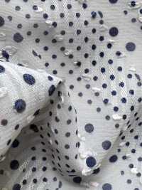 KKP4193-D312-62 Jacquard De Corte Chiffon[Têxtil / Tecido] Uni Textile(Komon Studio) Foto secundária