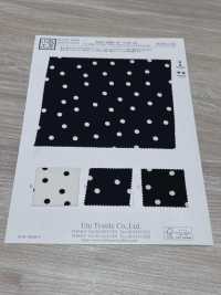 KKP4840-W-DSB-184 Pulôver Com Superfície Lavada E Tecido Elástico De Largura Ampla.[Têxtil / Tecido] Uni Textile(Komon Studio) Foto secundária