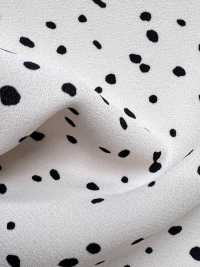 KKP4840-W-DSB-283 Pulôver Com Superfície Lavada E Tecido Elástico De Largura Ampla.[Têxtil / Tecido] Uni Textile(Komon Studio) Foto secundária