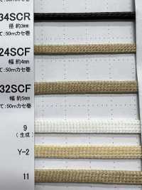 32SCF Cabo Revestido De Silicone De 5 Mm[Cabo De Fita] Cordon Foto secundária