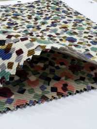 4026-1755-3 21W Veludo Cotelê Flor Geométrica[Têxtil / Tecido] HOKKOH Foto secundária