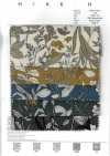 4026-1755-5 Veludo cotelê 21W Floral em estilo bordado