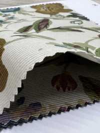4026-1755-6 Veludo Cotelê 21W Com Estampa Floral Tingida[Têxtil / Tecido] HOKKOH Foto secundária