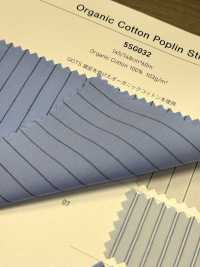 5SG032 Listras De Popeline De Algodão Orgânico[Têxtil / Tecido] Chambray Foto secundária