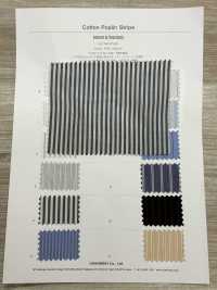 5SG032 Listras De Popeline De Algodão[Têxtil / Tecido] Chambray Foto secundária