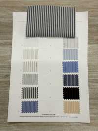 5SG032 Listras De Popeline De Algodão[Têxtil / Tecido] Chambray Foto secundária