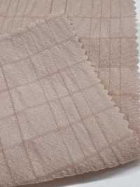 KKF3068-W-D1 Sara Seersucker Check[Têxtil / Tecido] Uni Textile(Komon Studio) Foto secundária