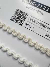 SIC-7123 Trança De Renda De Algodão[Cabo De Fita] SHINDO(SIC) Foto secundária