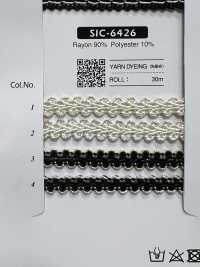 SIC-6426 Trança De Rayon Lame[Cabo De Fita] SHINDO(SIC) Foto secundária