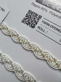 SIC-6424 Trança De Rayon Lame[Cabo De Fita] SHINDO(SIC) Foto secundária