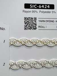 SIC-6424 Trança De Rayon Lame[Cabo De Fita] SHINDO(SIC) Foto secundária