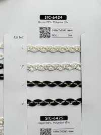 SIC-6424 Trança De Rayon Lame[Cabo De Fita] SHINDO(SIC) Foto secundária