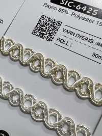 SIC-6425 Trança De Rayon Lame[Cabo De Fita] SHINDO(SIC) Foto secundária