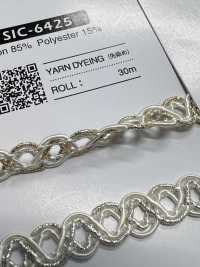 SIC-6425 Trança De Rayon Lame[Cabo De Fita] SHINDO(SIC) Foto secundária