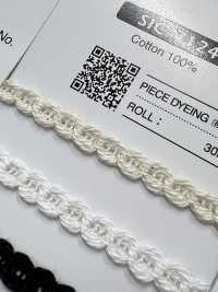 SIC-7124 Trança De Renda De Algodão[Cabo De Fita] SHINDO(SIC) Foto secundária