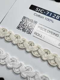 SIC-7128 Trança De Renda De Algodão[Cabo De Fita] SHINDO(SIC) Foto secundária