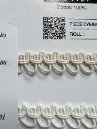 SIC-7127 Trança De Renda De Algodão[Cabo De Fita] SHINDO(SIC) Foto secundária