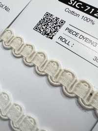 SIC-7129 Trança De Renda De Algodão[Cabo De Fita] SHINDO(SIC) Foto secundária