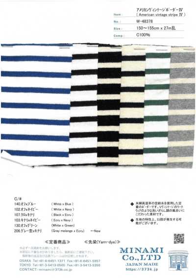 W-48378 American Vintage Listras Horizontais IV