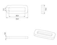 HH035 Altica Square Loop[Fivelas E Anel] Foto secundária