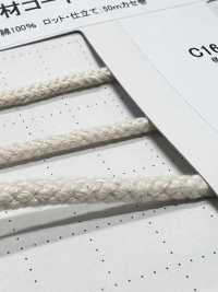 C3 Cordão De Material Natural PARTE 1 Algodão 3 Cordão Redondo 4,0 Mm[Cabo De Fita] Cordon Foto secundária