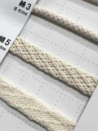 C5 Cordão De Material Natural PARTE 1 Algodão 5 Cordão Para Bolsa 8,0 Mm[Cabo De Fita] Cordon Foto secundária