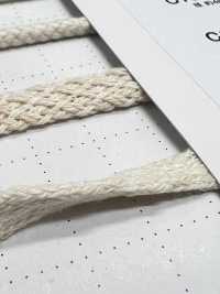 C6 Cordão De Material Natural PARTE 1 Algodão 6 Cordão Para Bolsa 8,0 Mm[Cabo De Fita] Cordon Foto secundária