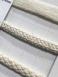 C9 Cordão De Material Natural PARTE 1 Cordão Redondo De Algodão 9 De 5,5 Mm[Cabo De Fita] Cordon Foto secundária