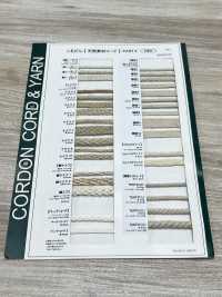 LR1 Cordão De Material Natural PARTE 2 Linho E Rayon 1 Cordão Redondo 3,5 Mm[Cabo De Fita] Cordon Foto secundária