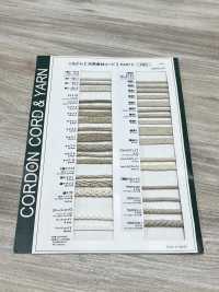 LR2 Cordão De Material Natural PARTE 2 Linho E Rayon, 2 Cordões Redondos De 4,0 Mm[Cabo De Fita] Cordon Foto secundária