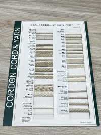 KNF3 Cordão De Material Natural PARTE 2 Kenaf 3 Cordão Redondo 5,3 Mm[Cabo De Fita] Cordon Foto secundária