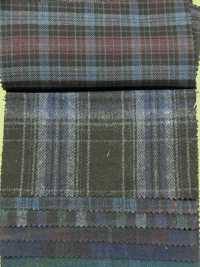 INDIA-312 Sarja Madras Tingida Com índigo[Têxtil / Tecido] ARINOBE Foto secundária