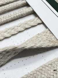 CL9 Cordão De Material Natural PARTE 2 Linho 9 Cordão Para Bolsa 13,0 Mm[Cabo De Fita] Cordon Foto secundária