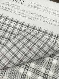 14432 Fuwa.60 Fio Algodão Orgânico Franzido Xadrez[Têxtil / Tecido] SUNWELL Foto secundária