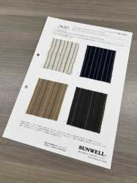 26265 40 Fios Simples De Algodão Franzido Com Listras Escovadas[Têxtil / Tecido] SUNWELL Foto secundária