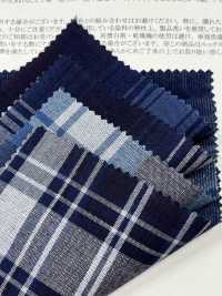 26263 Camisa Xadrez De Veludo Cotelê índigo 21 Well[Têxtil / Tecido] SUNWELL Foto secundária