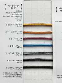 WBC Cordão Redondo Para Bota De Trabalho 3,0 Mm[Cabo De Fita] Cordon Foto secundária