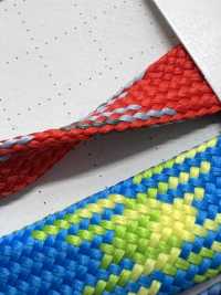 WX15 Cordão Largo De Poliéster Para Bolsas, 15 Mm[Cabo De Fita] Cordon Foto secundária