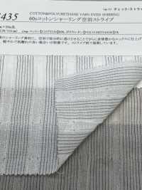 14435 60 Fios Simples De Algodão Franzido Listrado[Têxtil / Tecido] SUNWELL Foto secundária