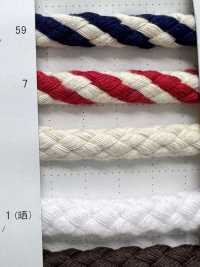 10-C Cordão De Algodão Redondo De 10 Mm[Cabo De Fita] Cordon Foto secundária