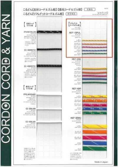 REF15PUL Refle Dot Cordão Redondo 1,5 mm