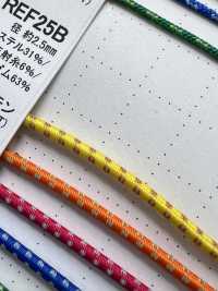 REF25B Elástico Redondo Refre Dot De 1,5 Mm[Faixa Elástica] Cordon Foto secundária